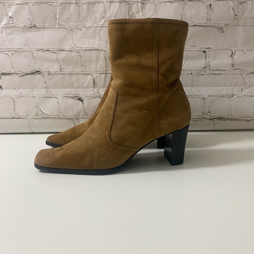 Tan Suede Boots